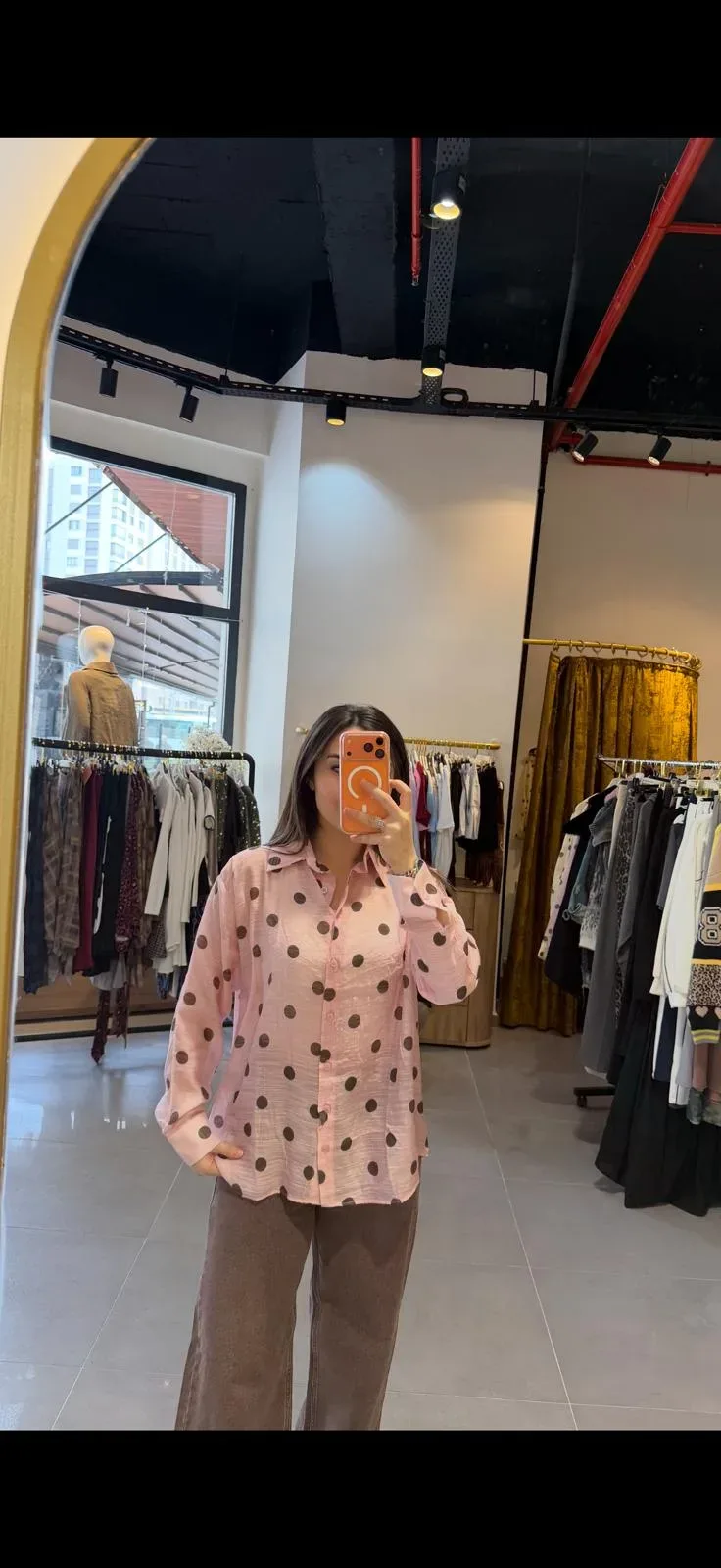 Pembe Puantiyeli Gömek